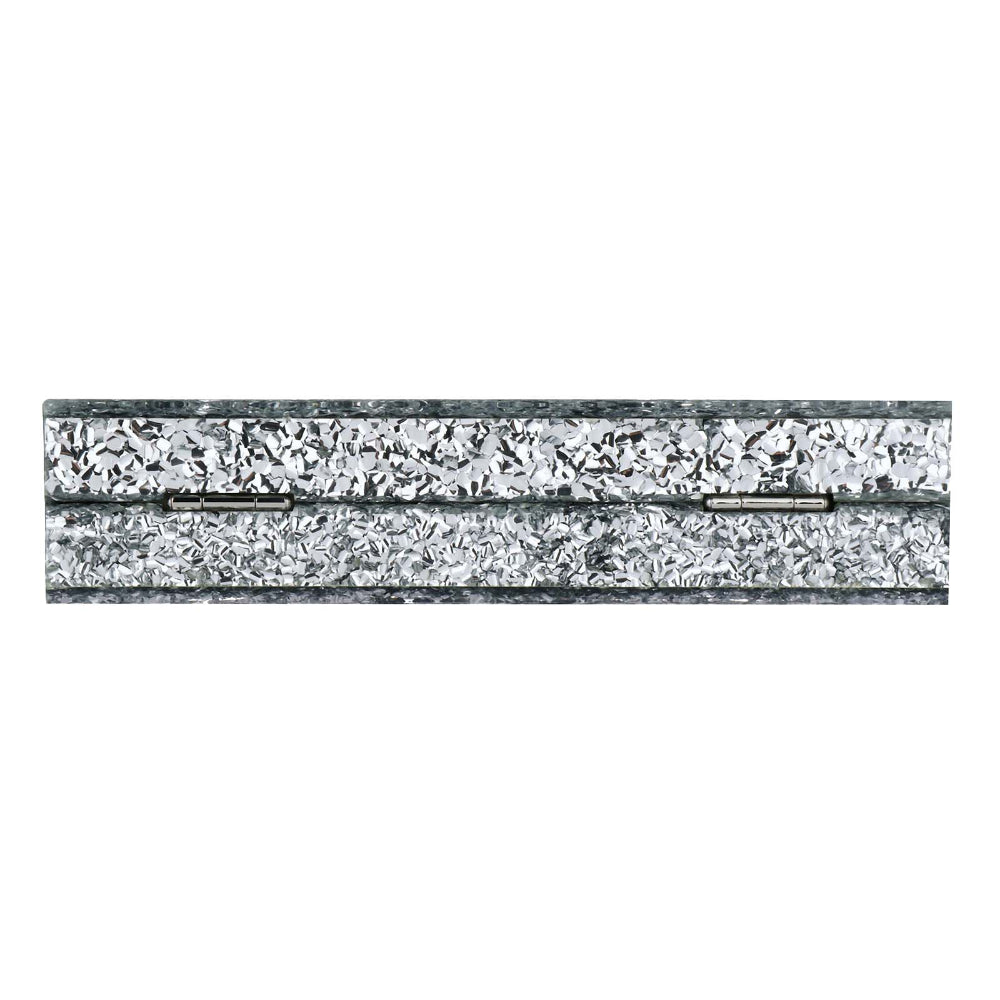 Women Acrylic Handbags Rectangle Multicolor Geometric Trend Designed Bags Chain Crossbody Bag Evening Banquet Party Clutch Bag