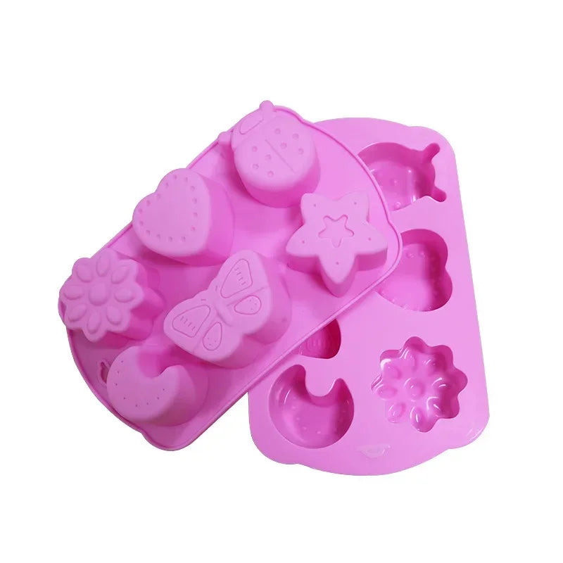Food Grade Silicone Fondant Dog Footprint Cake Molds Cupcake Cookie Cat Paw Feet Mould Handmade Soap Mold Kitchen Baking Tool