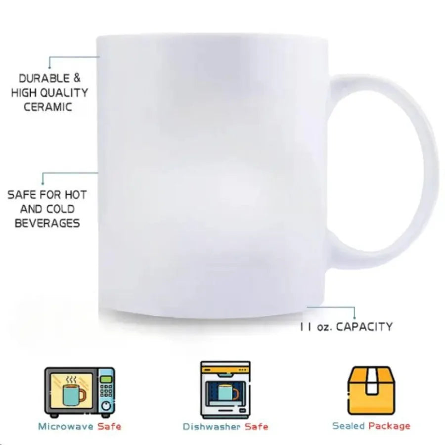 3A Funny Ceramic Coffee Mug 11oz Milk Cup With Jesus And Coffee Theme With Funny Art Font Design Tea Cup