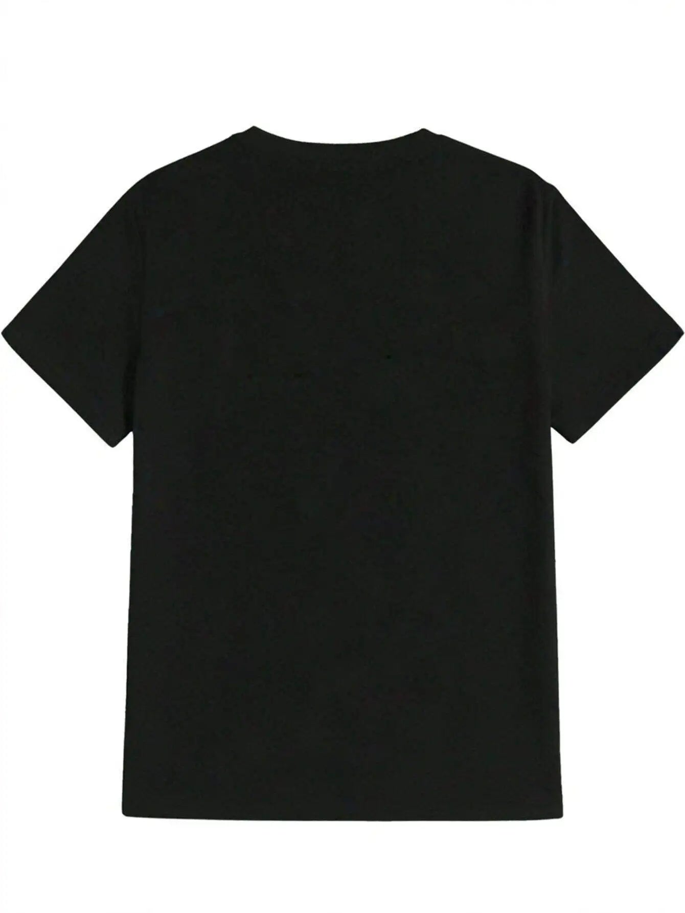 Men'S Black "Clockwork Orange" Graphic T-Shirt - Retro Rock Band Design, Short Sleeve, Round Neck,