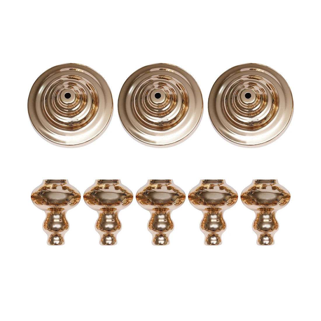 10Pcs Versatile Wedding stands Metal Trumpet Holders Vases For Weddings, Party Decorations