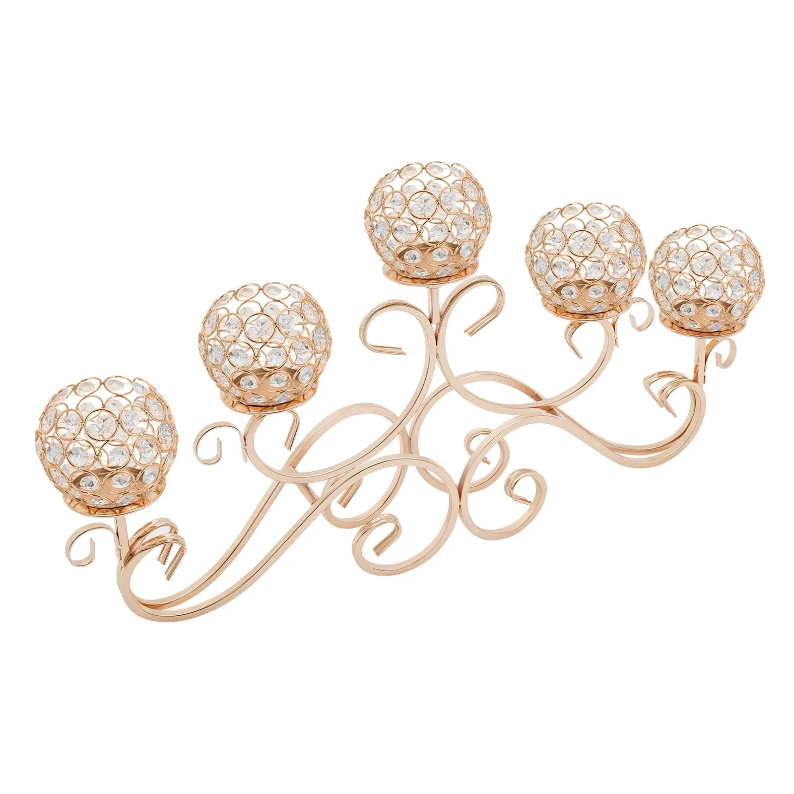 5 Arms Crystal Candle Holders, Crystal Candle Holder, Candle Holder