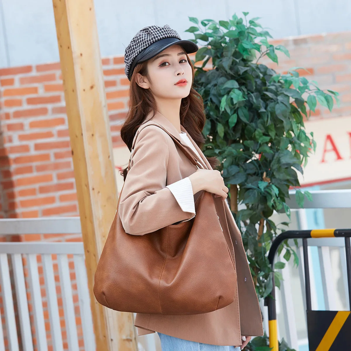 Pahajim Handbag and Wallet Set Handbags for WomenPULeather Shoulder Bag Large Hobo Bags for Ladies Gifts for Girls Shopping Bags