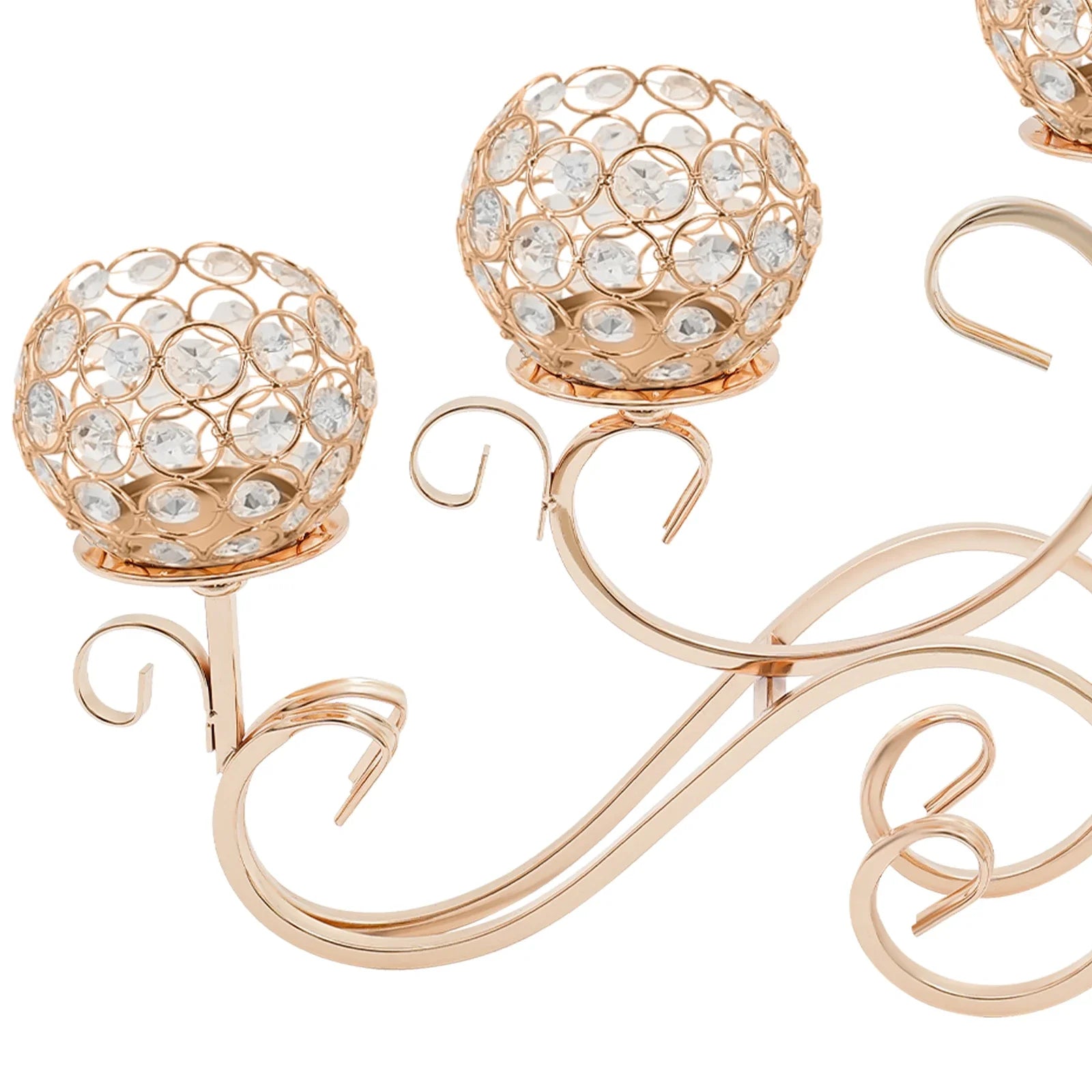 5 Arms Crystal Candle Holders, Crystal Candle Holder, Candle Holder