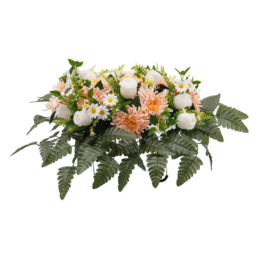 Artificial Grave Flower Artificial Realistic Flowers for Headstone Outdoor Grave Decorations