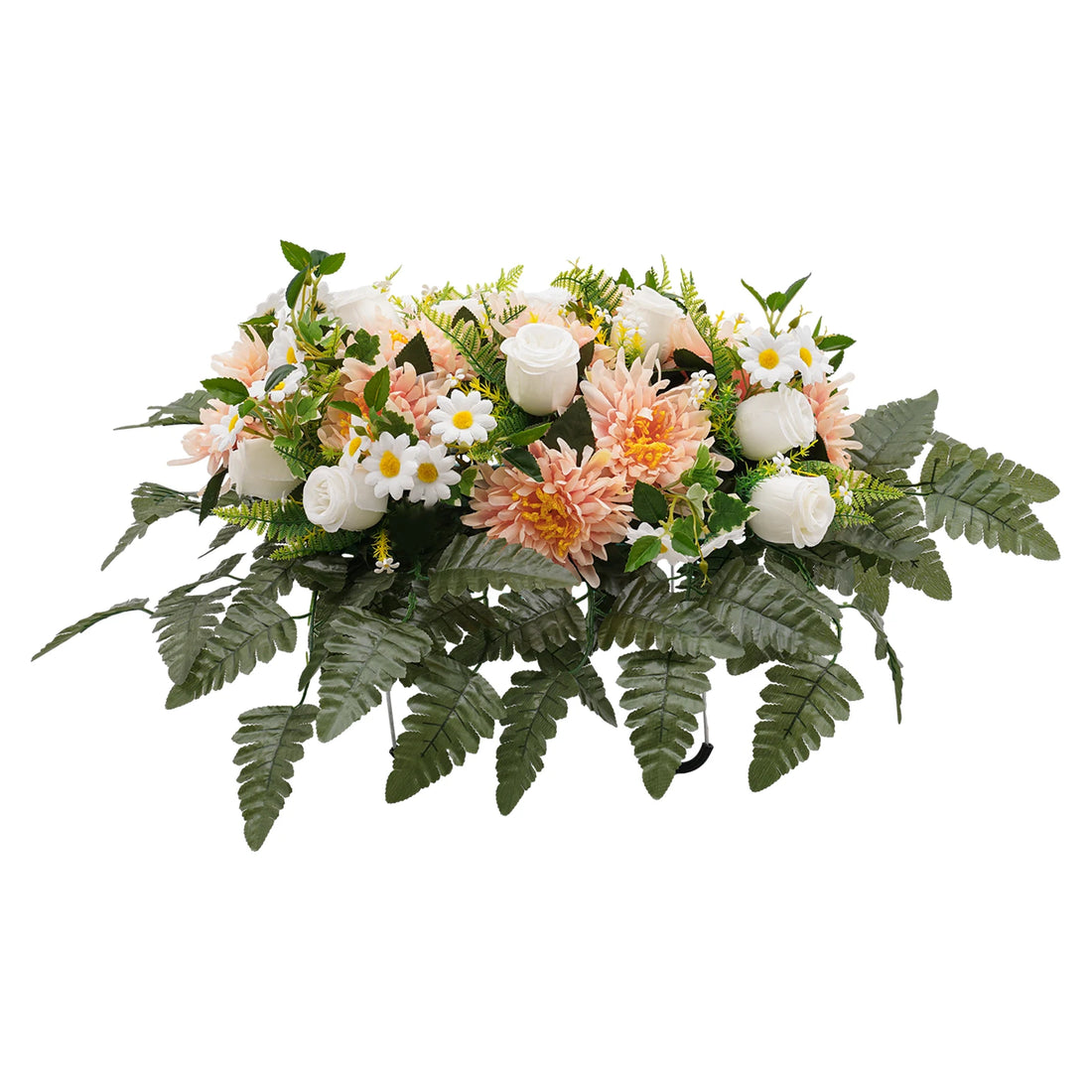 Artificial Grave Flower Artificial Realistic Flowers for Headstone Outdoor Grave Decorations