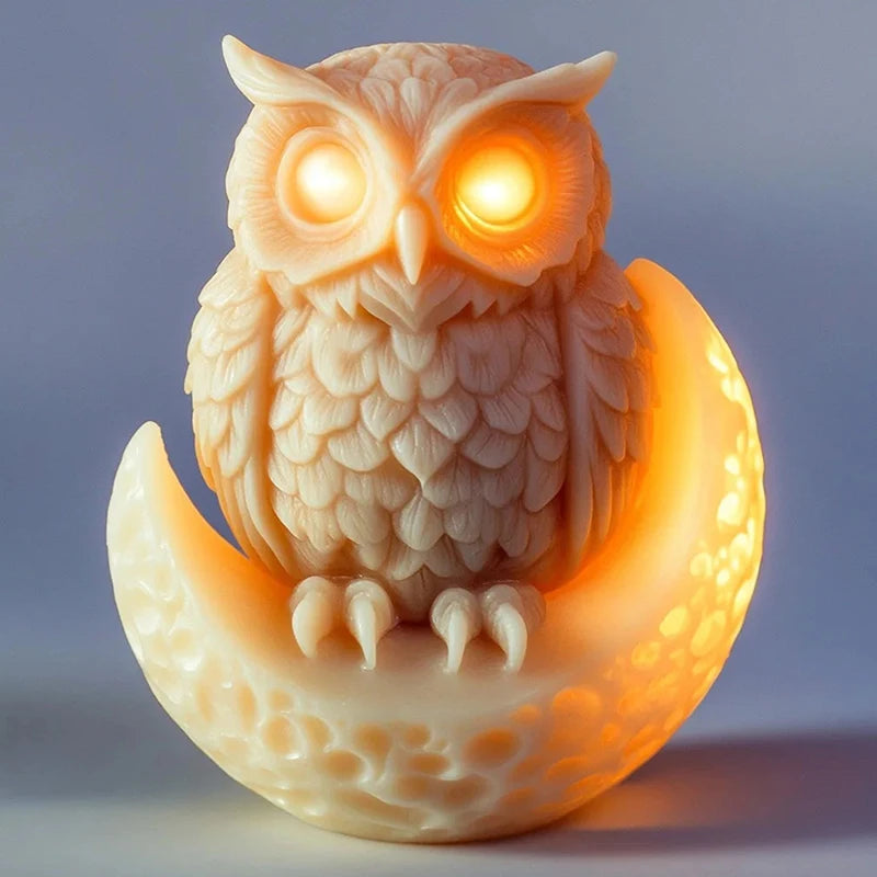 Cute Owl Candle Silicone Mold New Animal Owl Silicone Mold Owl Concrete Mould Gypsum Mold Owls Cake Molds Christmas Gift