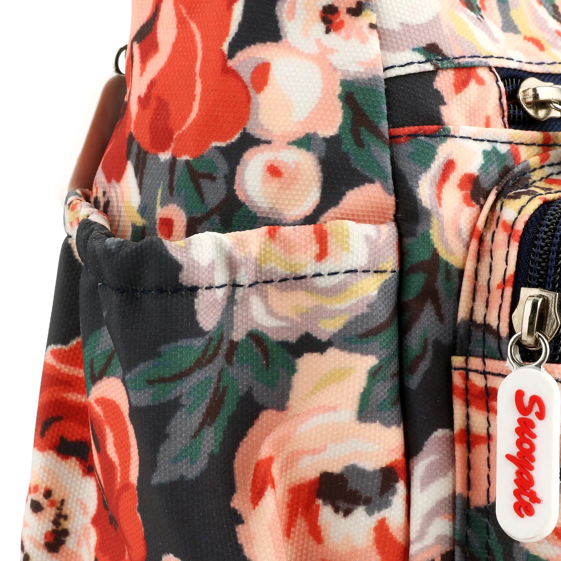 Fashion Multi-Pocket Crossbody Handbags Floral Pattern Female Shoulder Bag for Shopping Messenger Bags Waterproof Crossbody Bag