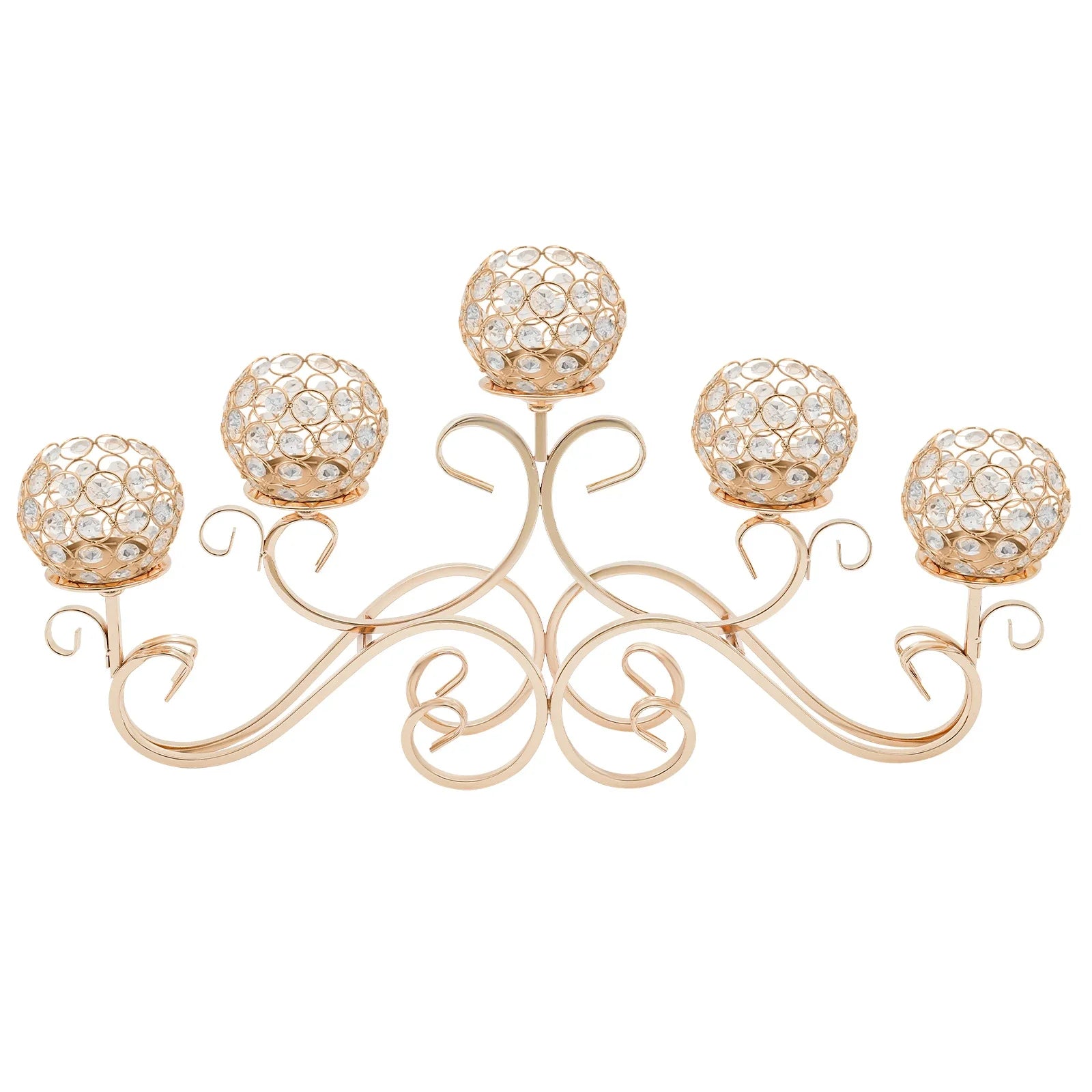 5 Arms Crystal Candle Holders, Crystal Candle Holder, Candle Holder