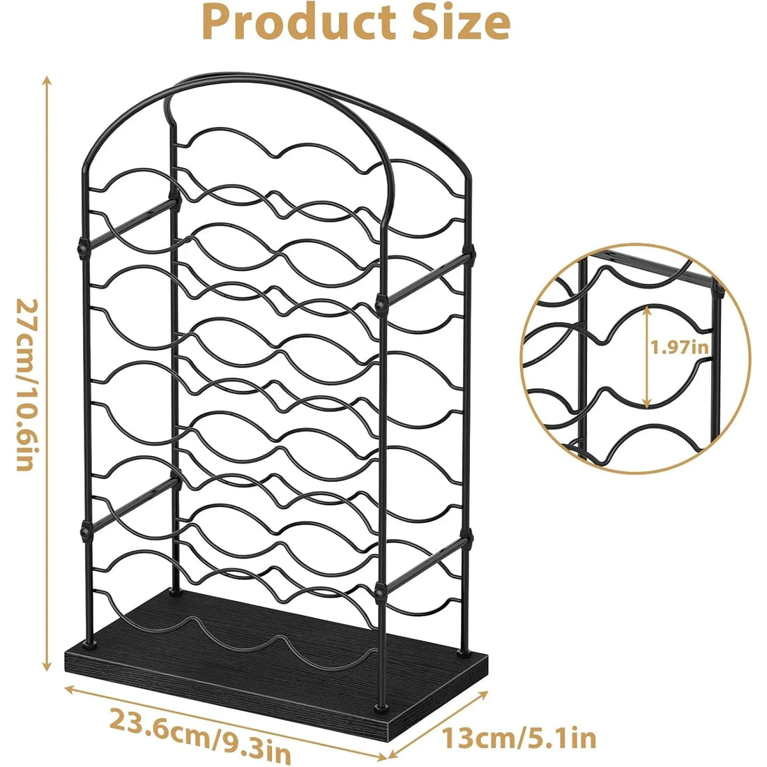 30-Capacity Black Coffee Pod Organizer for Keurig K-Cups, Space-Saving Countertop Storage Holder for Home/Office/Coffee Bar