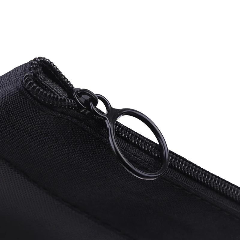 Black Travel Cosmetic Bag Women Zipper Makeup Case Organizer Storage Pouch Toiletry Beauty Bags