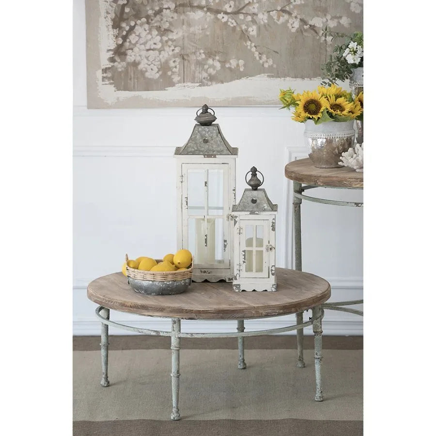 Wooden Candle Lantern Drative Hurricane Lantern Holder Dr for Indoor Outdoor Home Garden Wedding